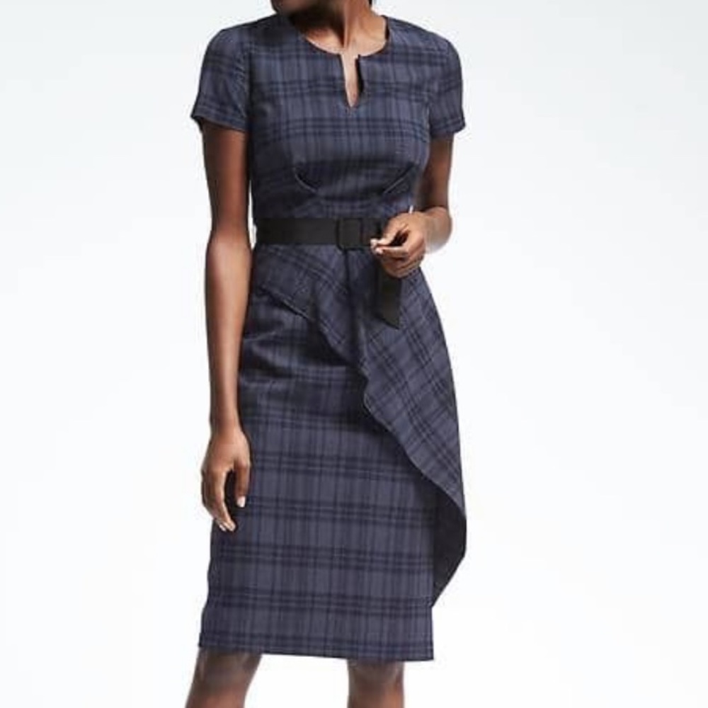 Banana Republic Plaid Dress
